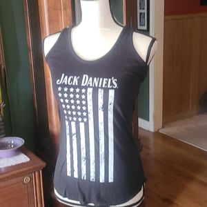 Jack Daniels Black and White Muscle Tee